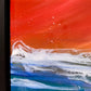 Islands Sunset Resin Artwork | Square