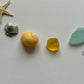Circle of the sea - yellow glass