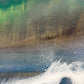Aurora breaker seascape | Square 30cm