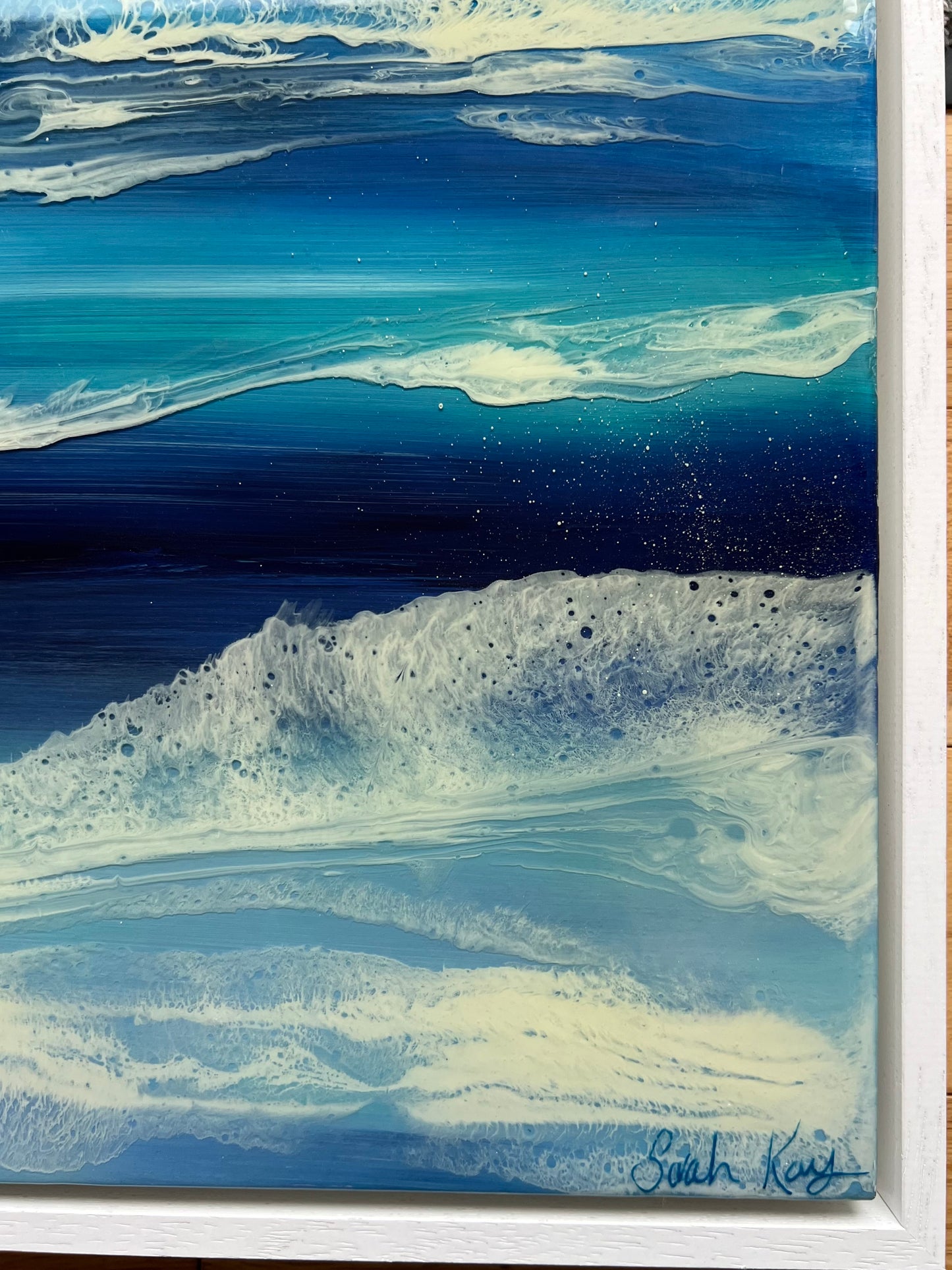 Shetland wind seascape | Square 50 cm