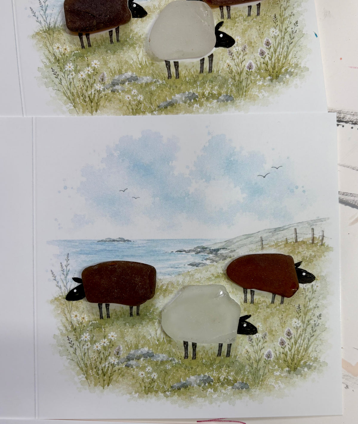 Sea glass - cards