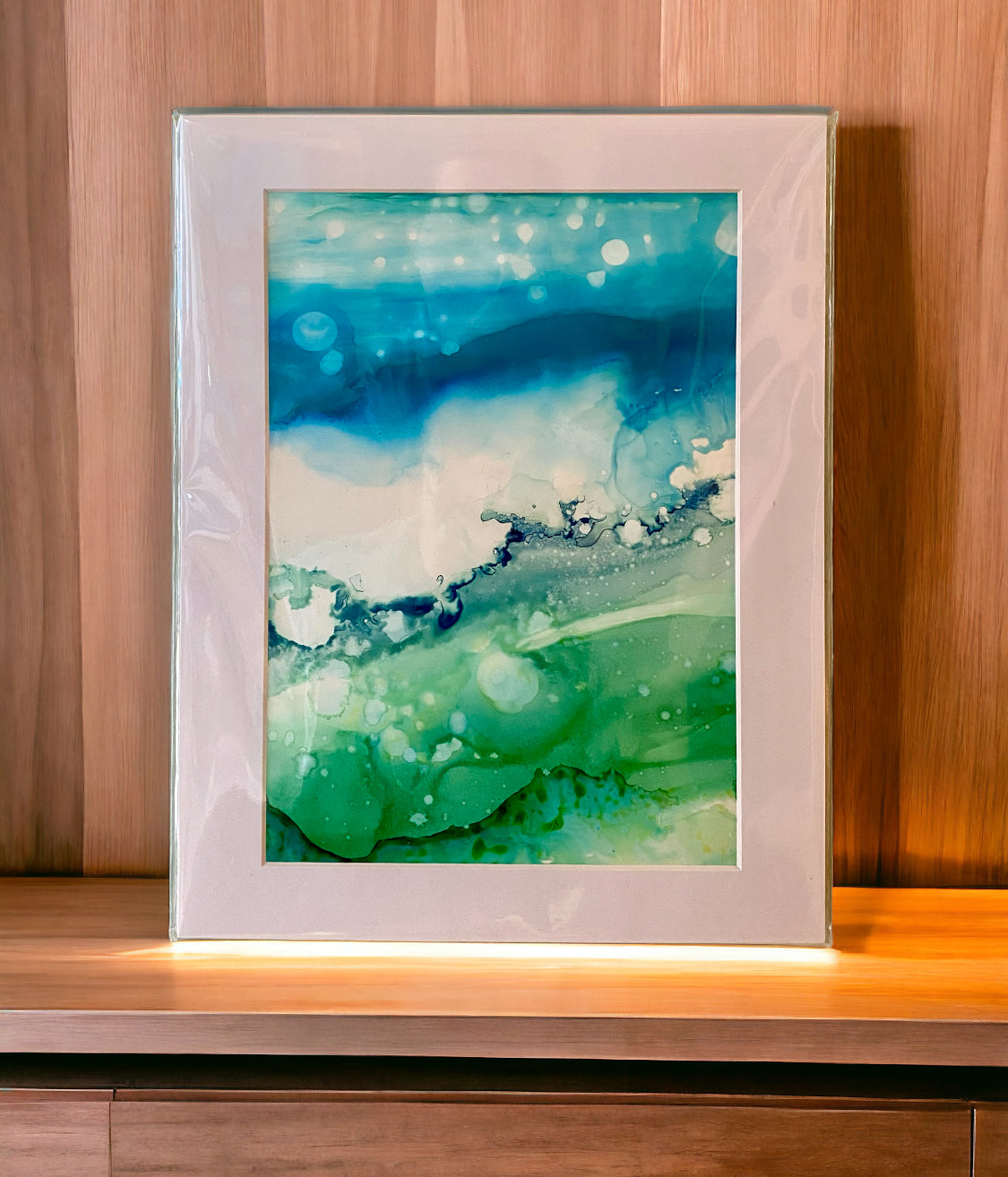 Underwater Inspired Original Ink Painting