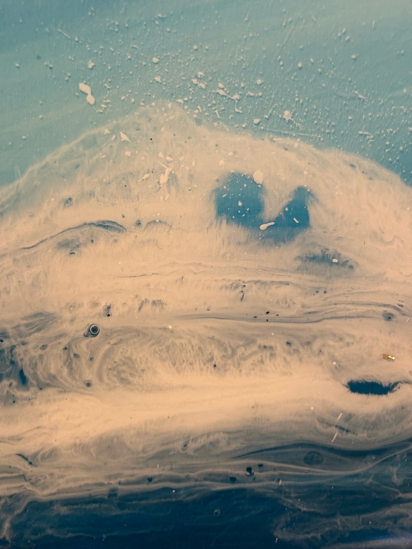 Sea cloud, mini resin seascape