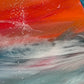 Blazing horizon seascape | 40 cm