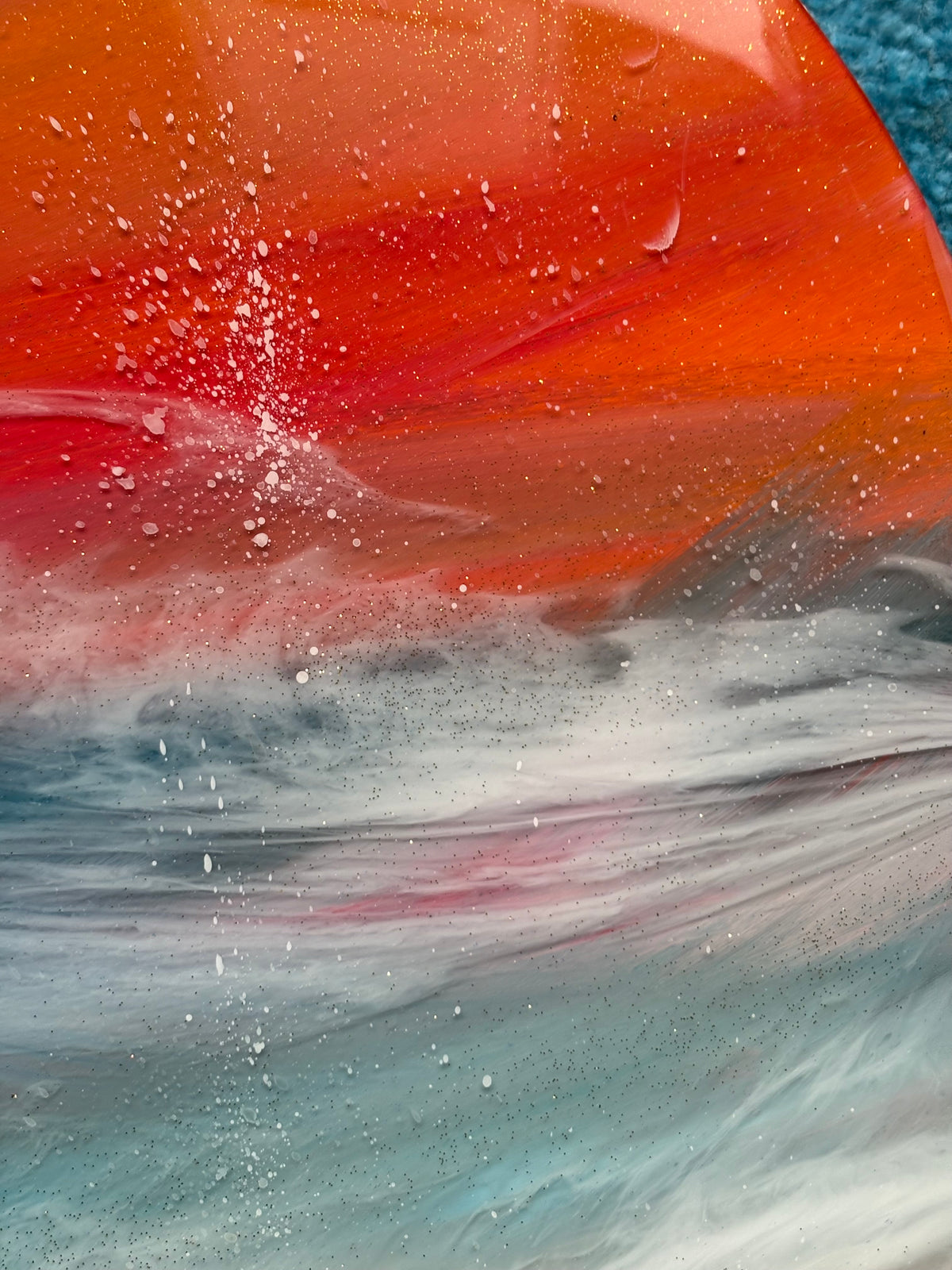 Blazing horizon seascape | 40 cm