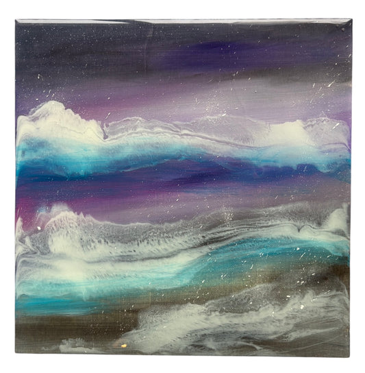 Violet tide seascape | 30 cm