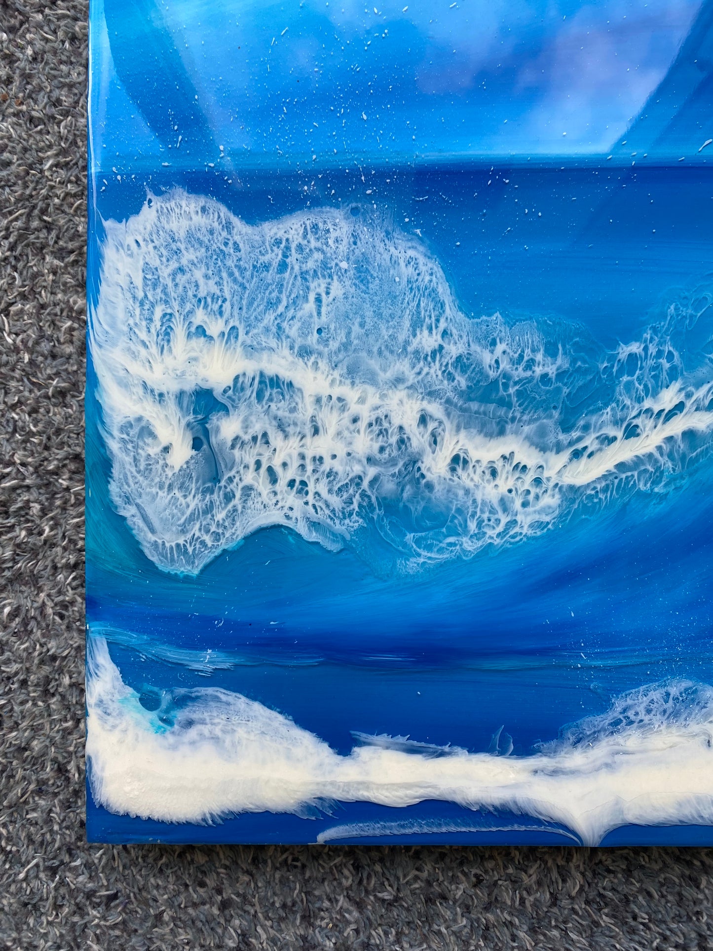 Intricate Wave Artwork | Square