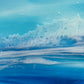 Summer blue Resin Art Seas | square