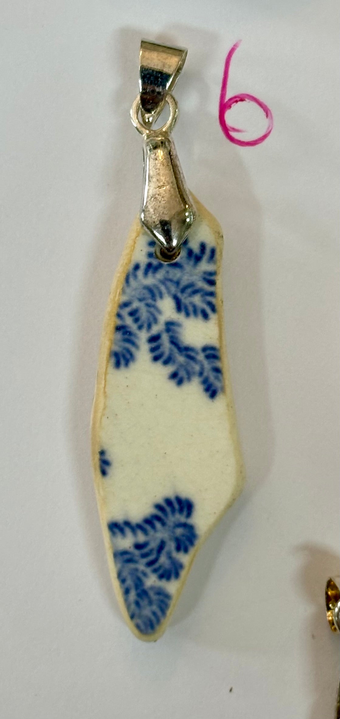 Sea Pottery Blue Pendants