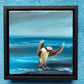 Coming in to land | framed 24cm