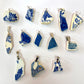 Sea Pottery Blue Pendants