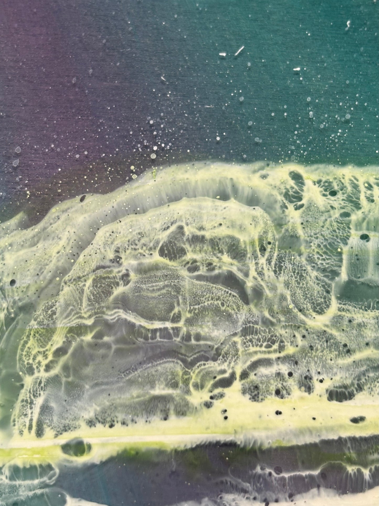 Green fire sea | 30 cm