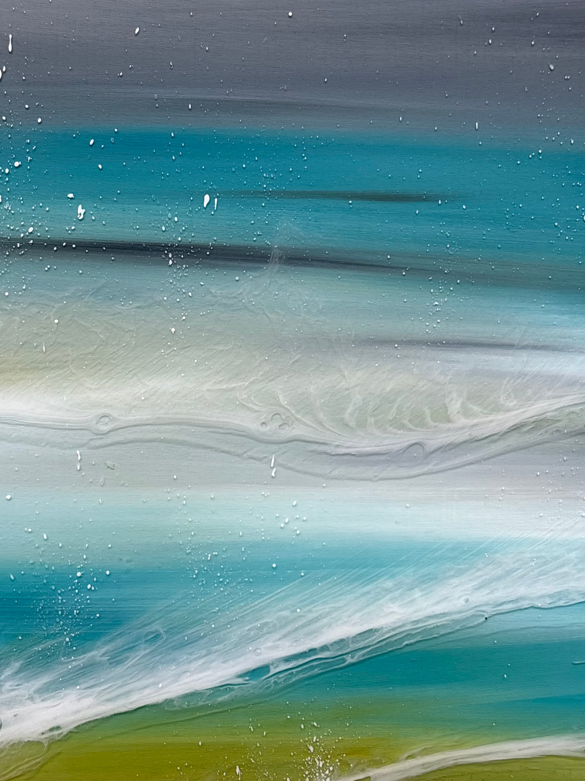 Ripples over gold | 30 cm