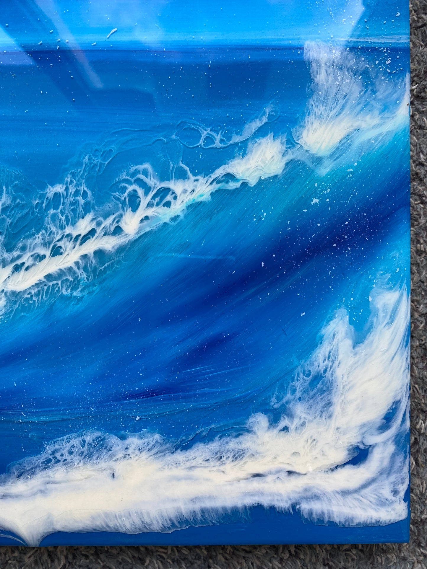 Intricate Wave Artwork | Square