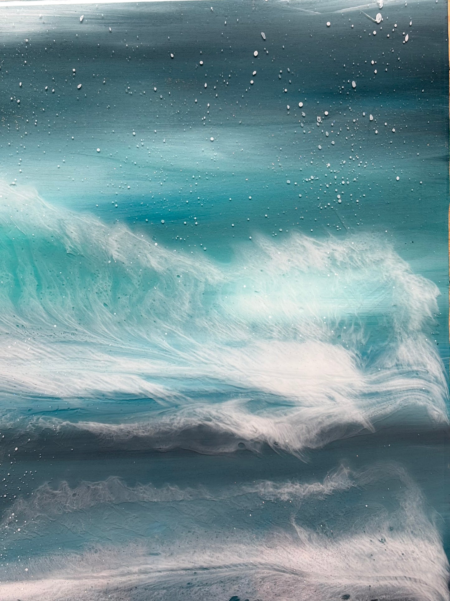 Oceans embrace | square 30cm