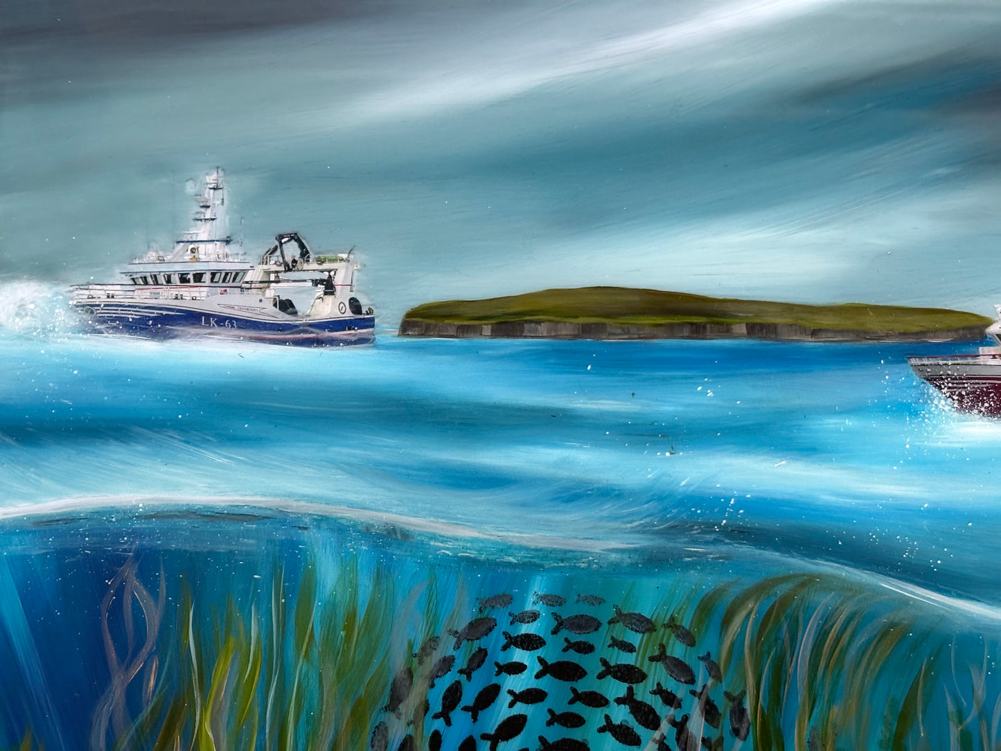 Hidden currents, original artwork