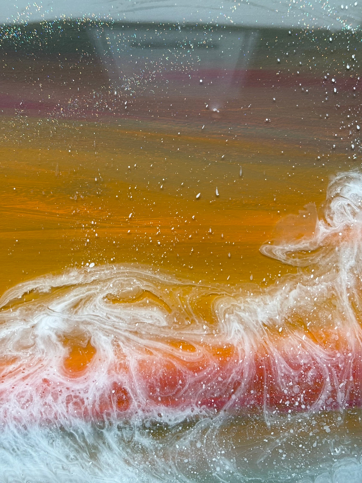 Burning tide seascape | 40 cm