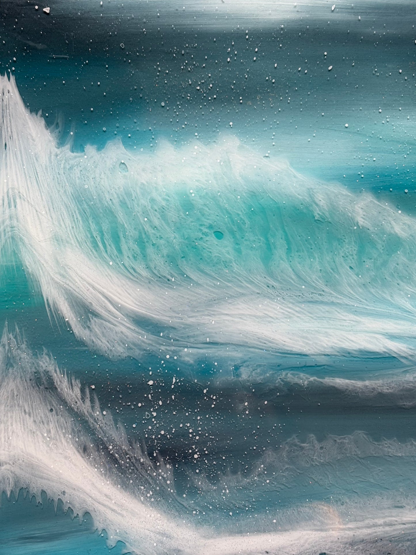 Oceans embrace | square 30cm