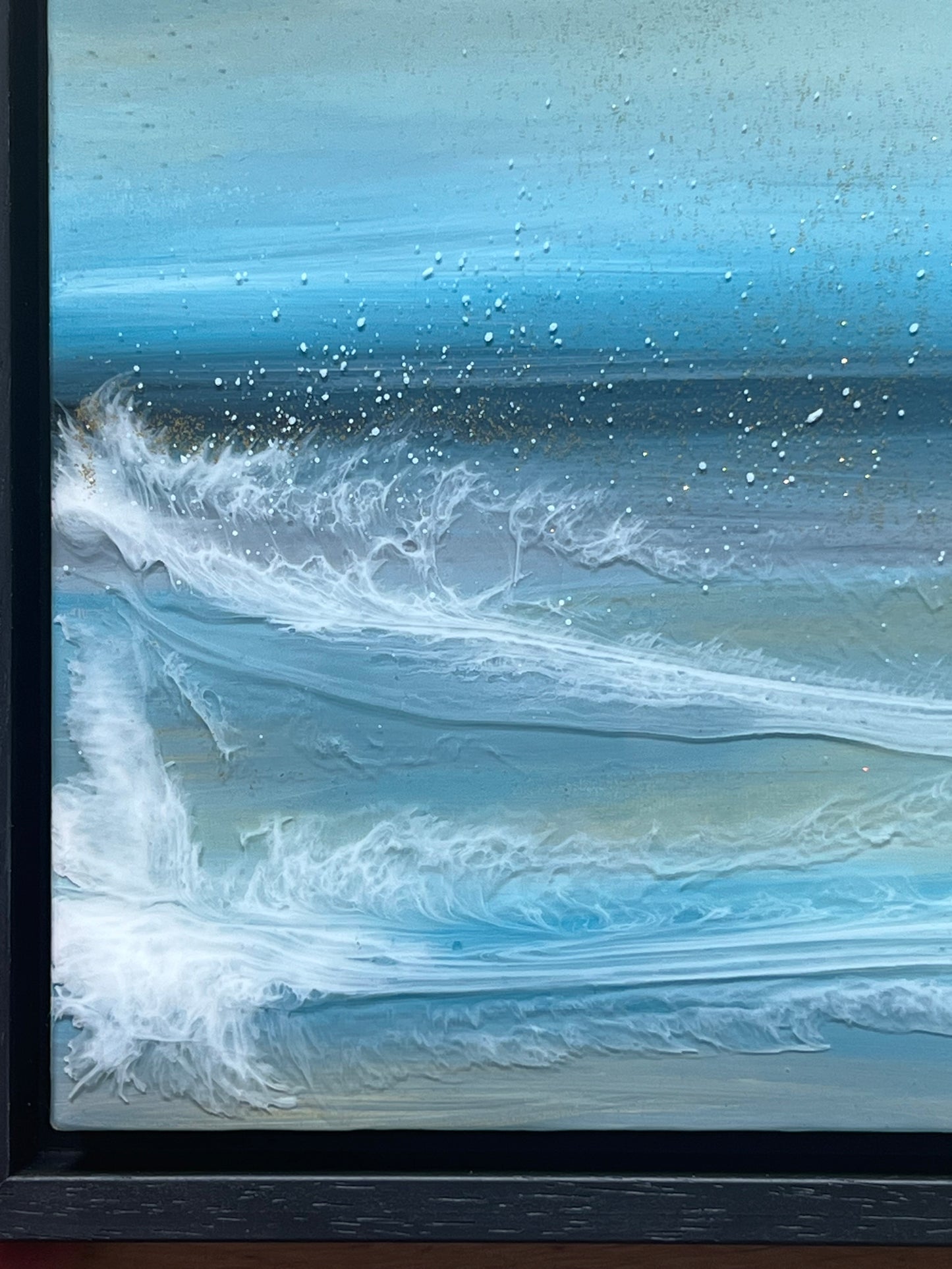 Framed Resin seascape | Square