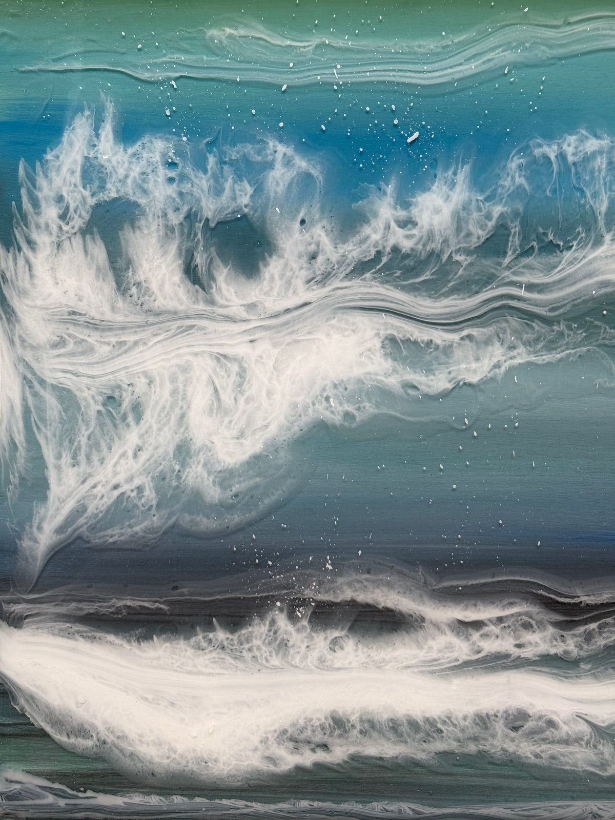 Restless tide seascape | 30cm