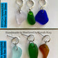 Sea Glass Stitch Markers