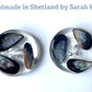 Shetland Mussel Shell Resin Buttons