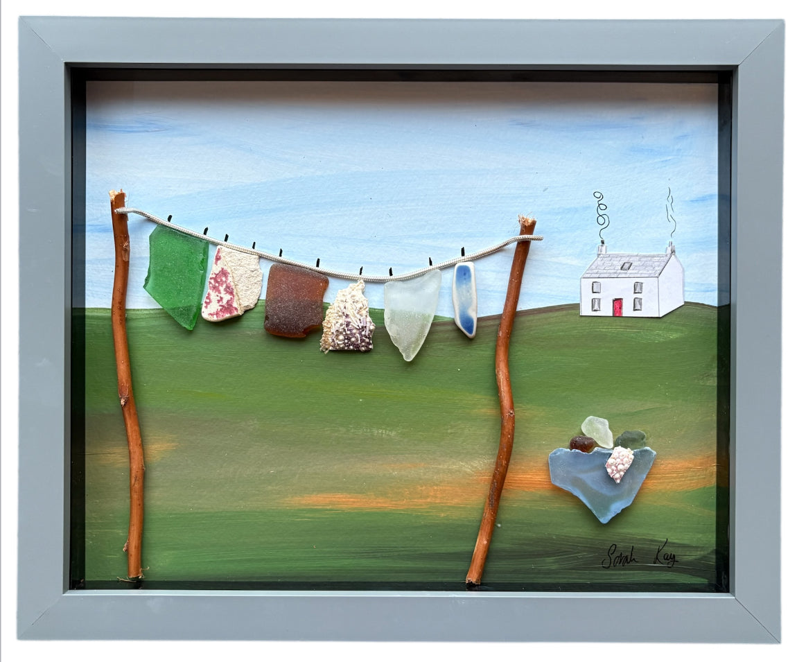 Shetland washing art