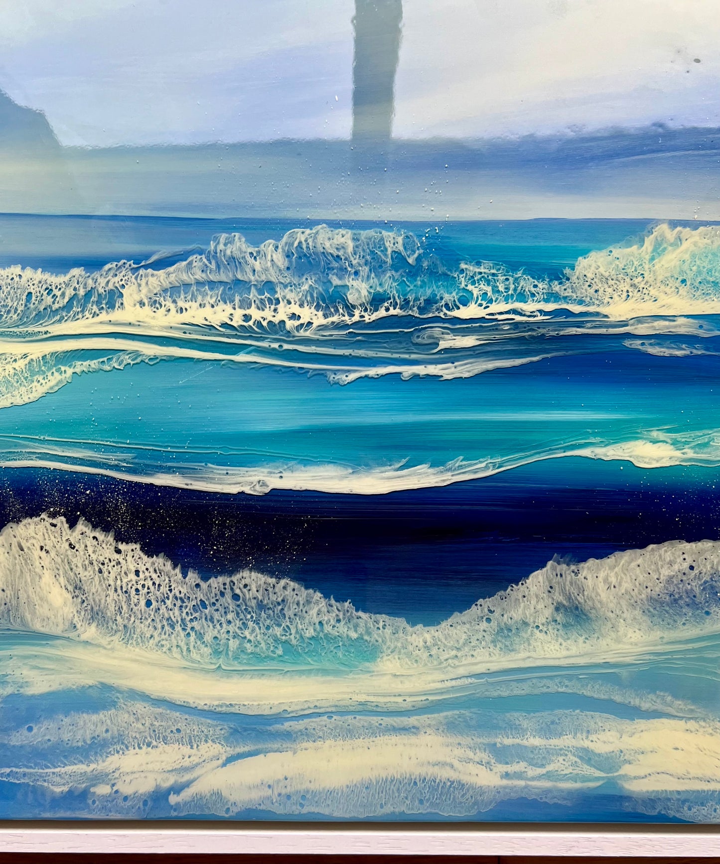 Shetland wind seascape | Square 50 cm