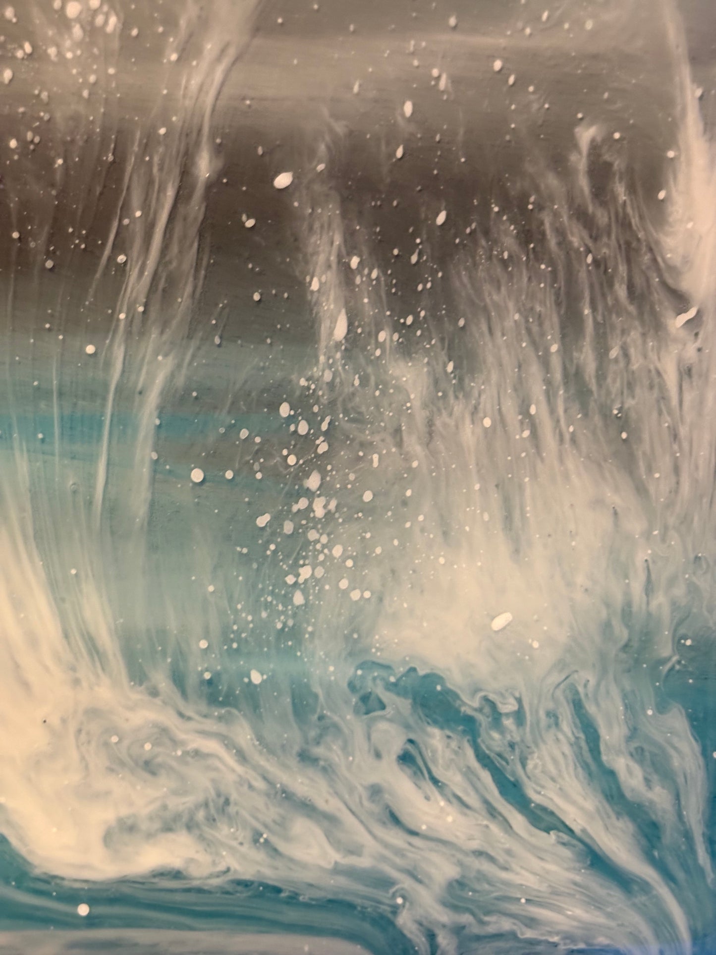 Mini resin seascape artwork