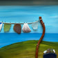 Shetland washing art