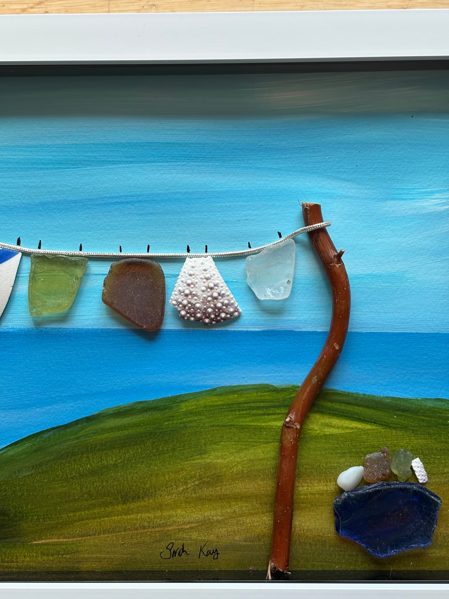 Shetland washing art