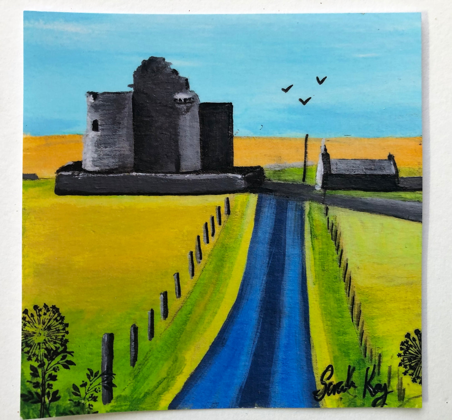 Muness Castle, Shetland Framed Print