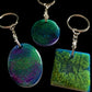 Aurora Borealis Glow In The Dark Resin Keyring