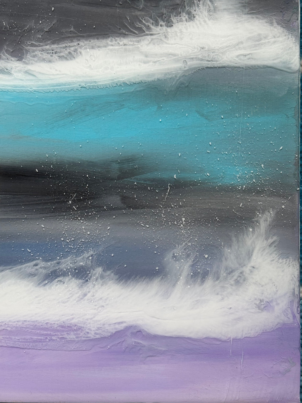 Lavender tide seascape | 30 cm