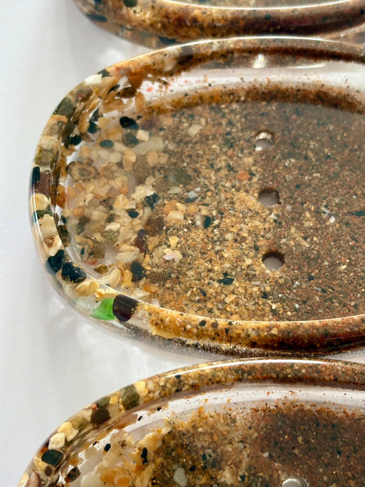 Shetland sand soap dishes