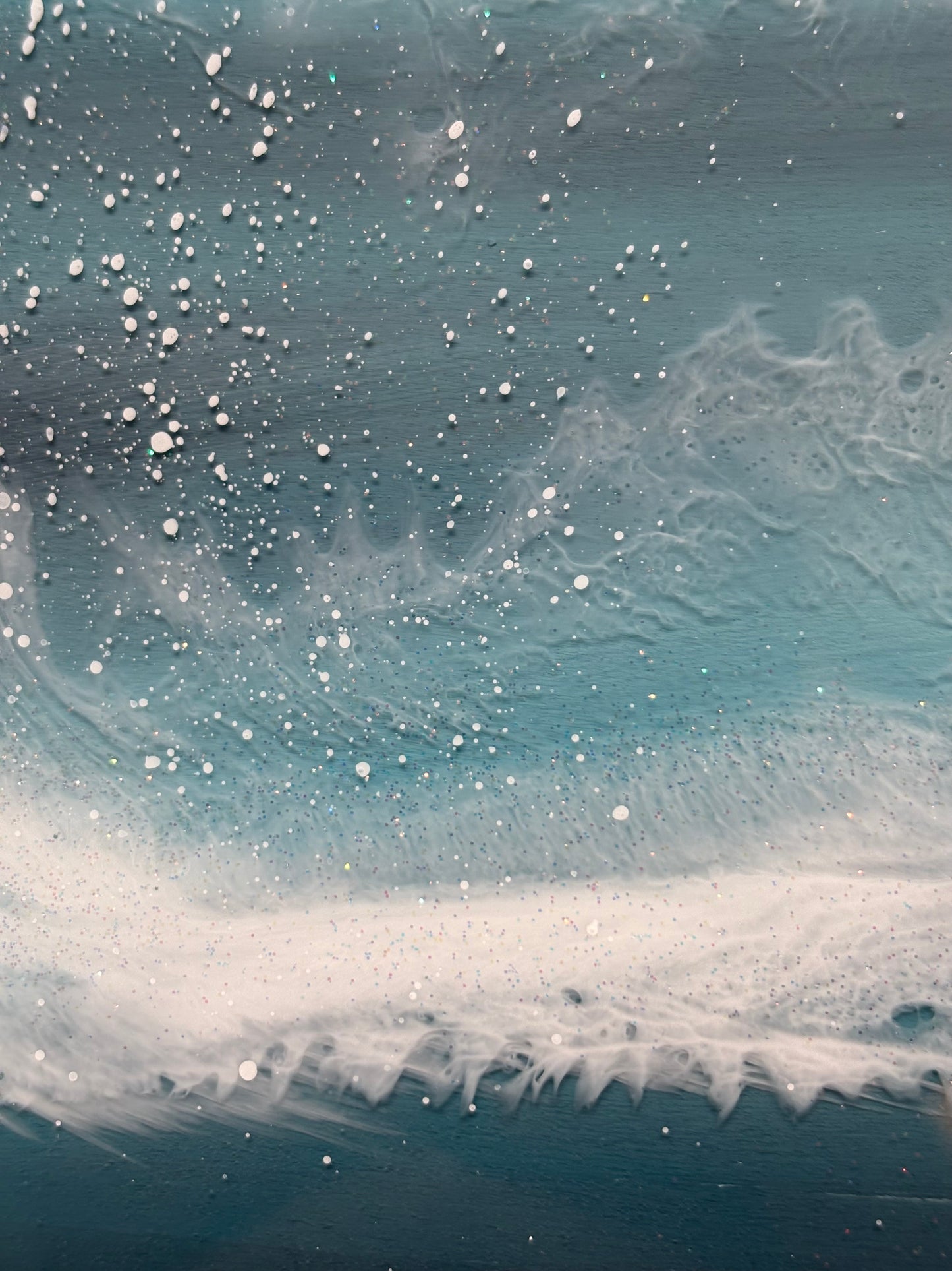 Oceans embrace | square 30cm