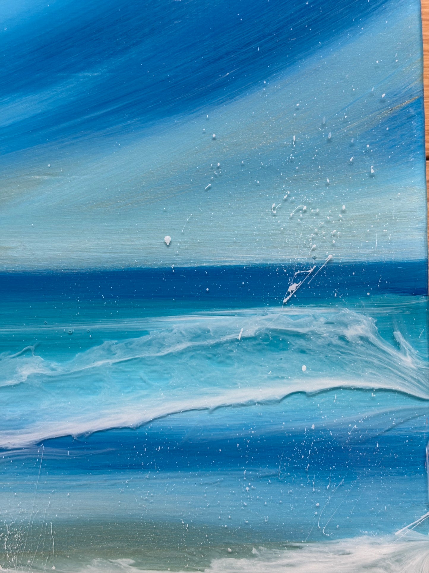 Shoreline serenity seascape