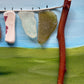 Sea glass washing line.