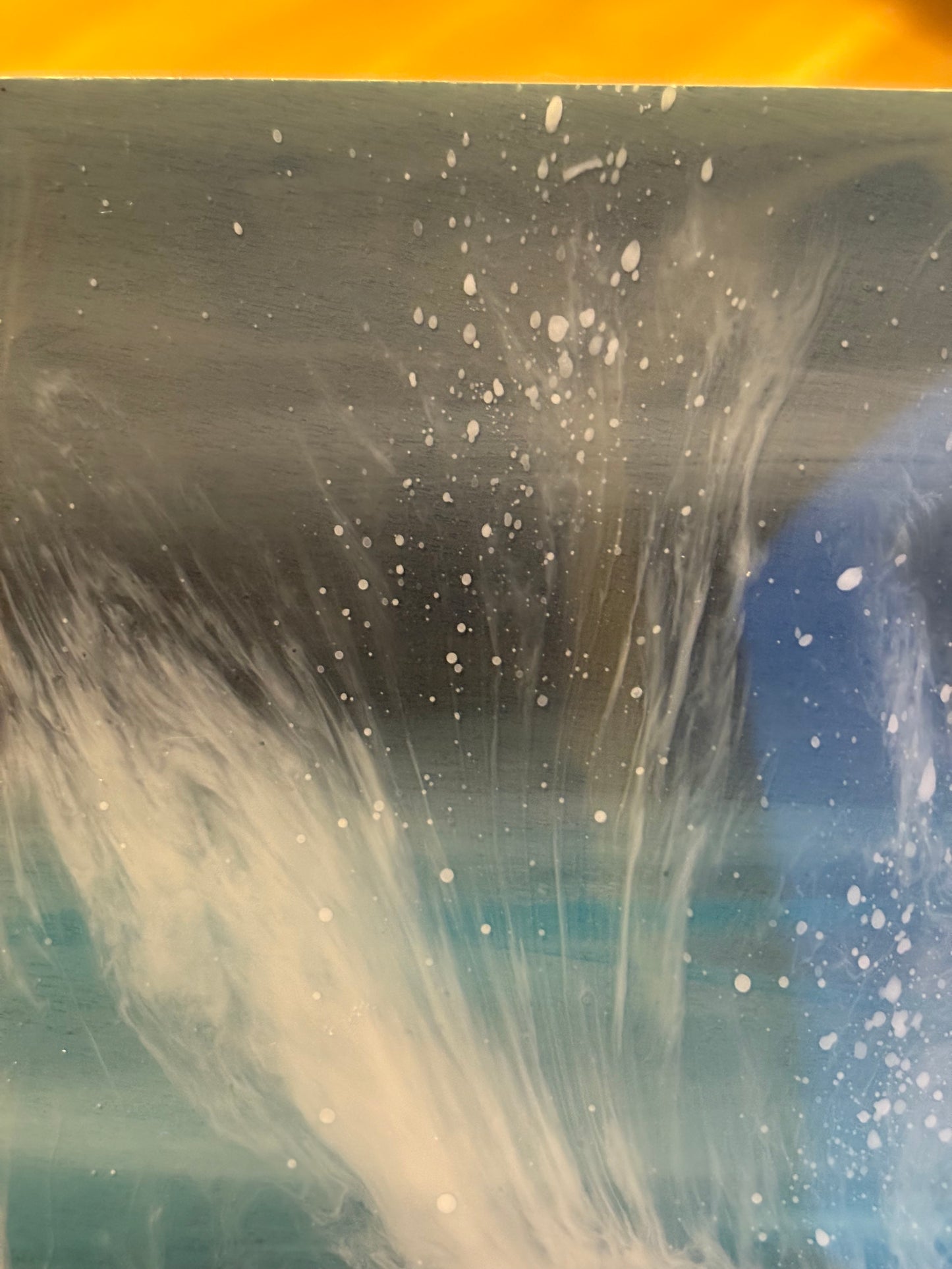 Mini resin seascape artwork