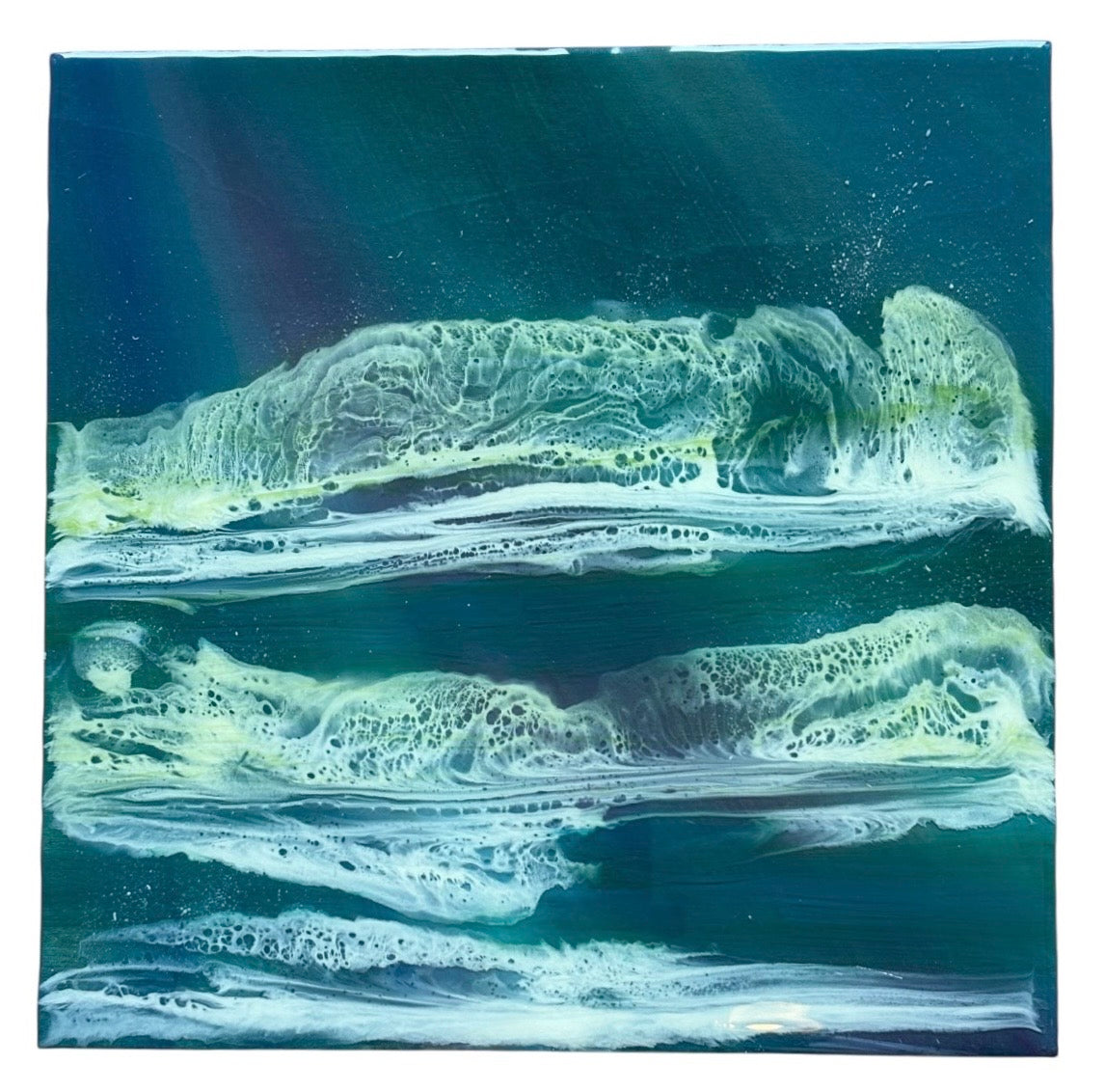 Green fire sea | 30 cm