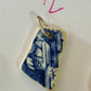 Sea Pottery Blue Pendants