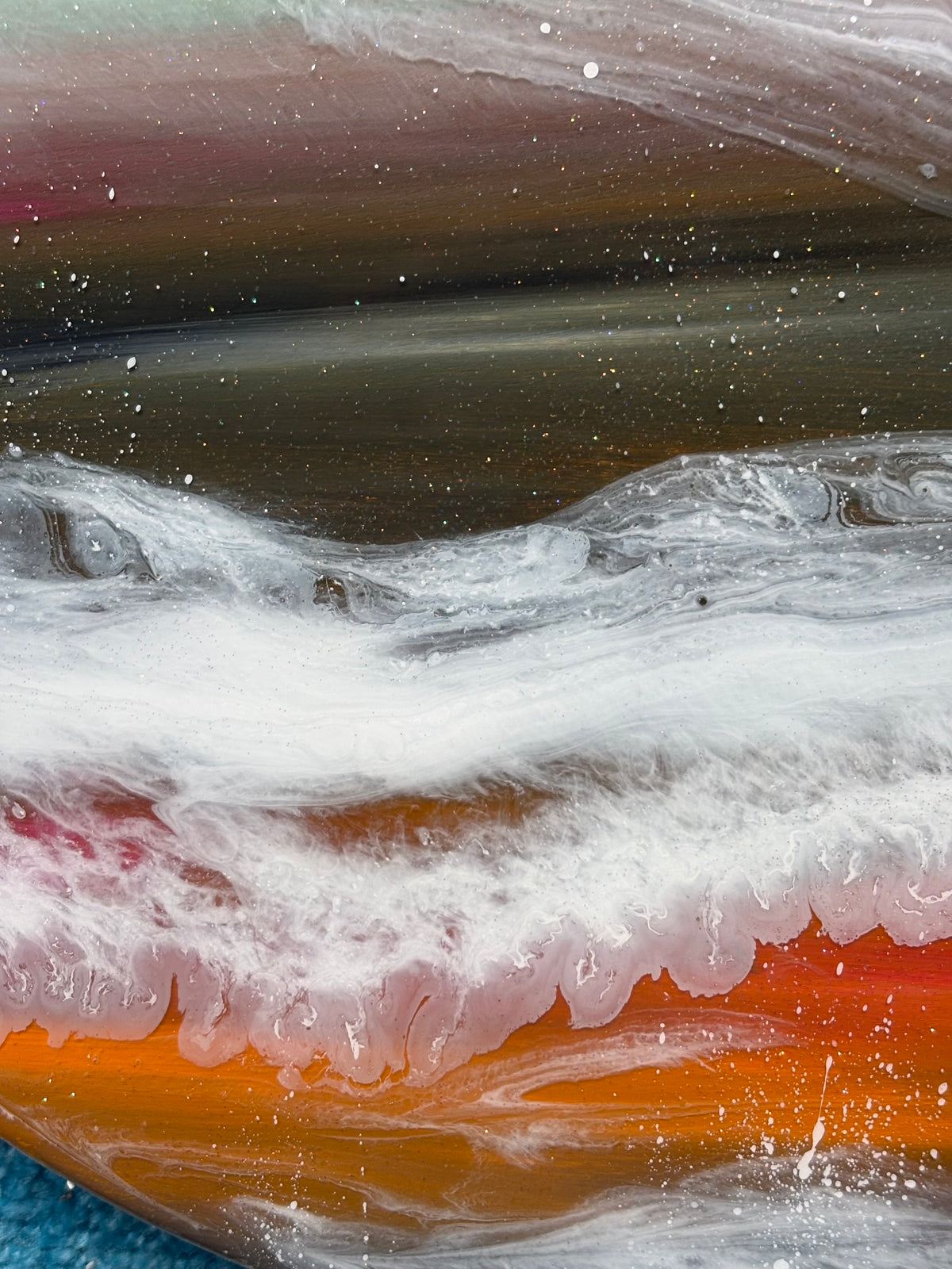 Burning tide seascape | 40 cm