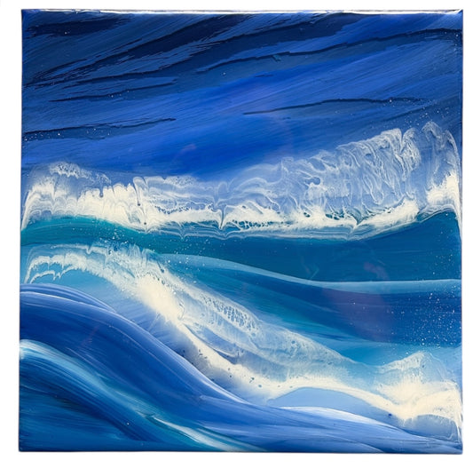 Indigo seas in Shetland.