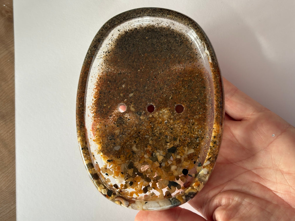 Shetland sand soap dishes