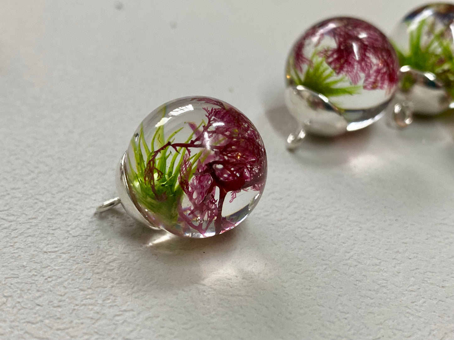 Shetland Seaweed Drop Earrings | Mixed