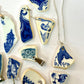 Sea Pottery Blue Pendants