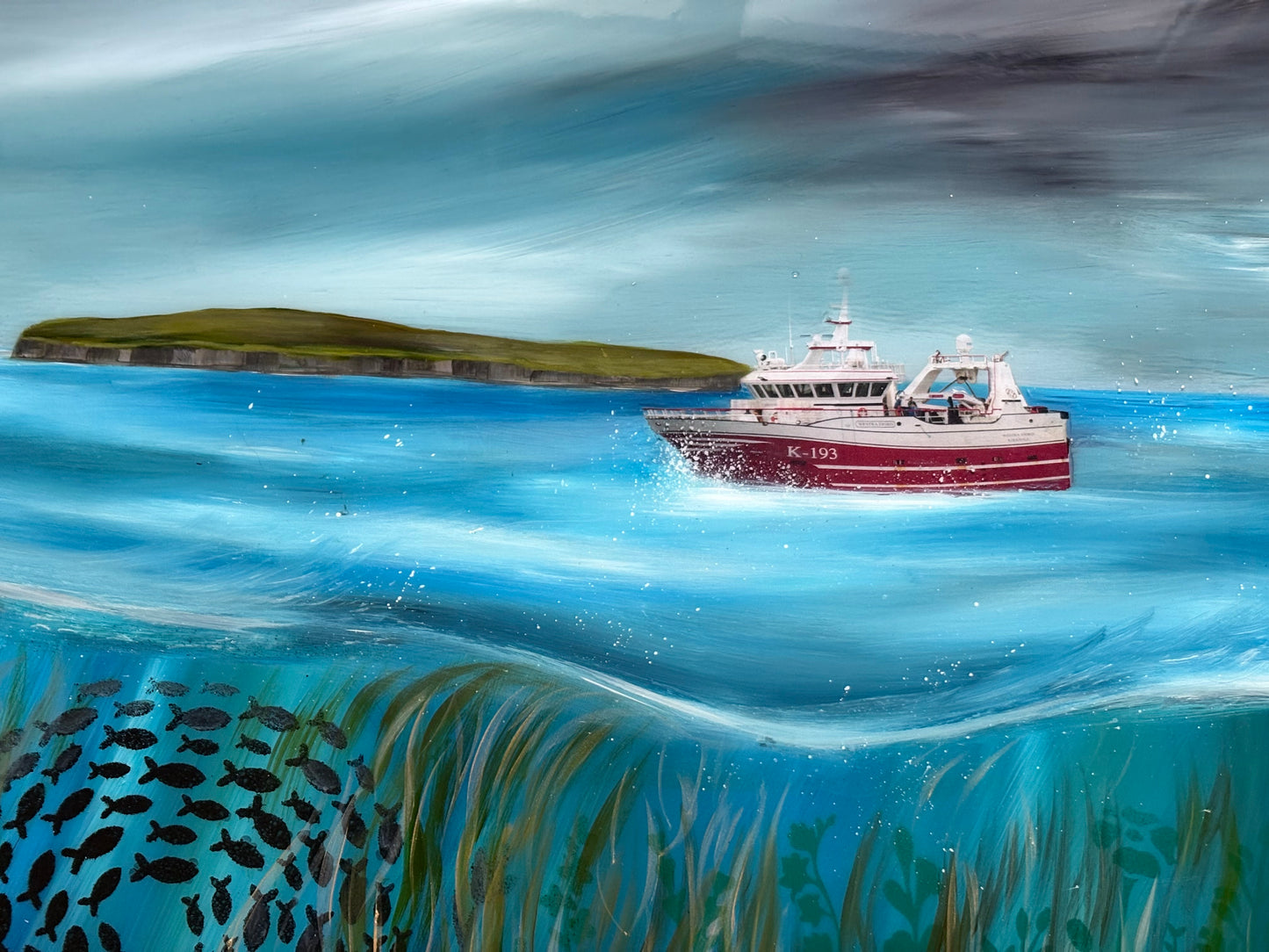 Hidden currents, original artwork