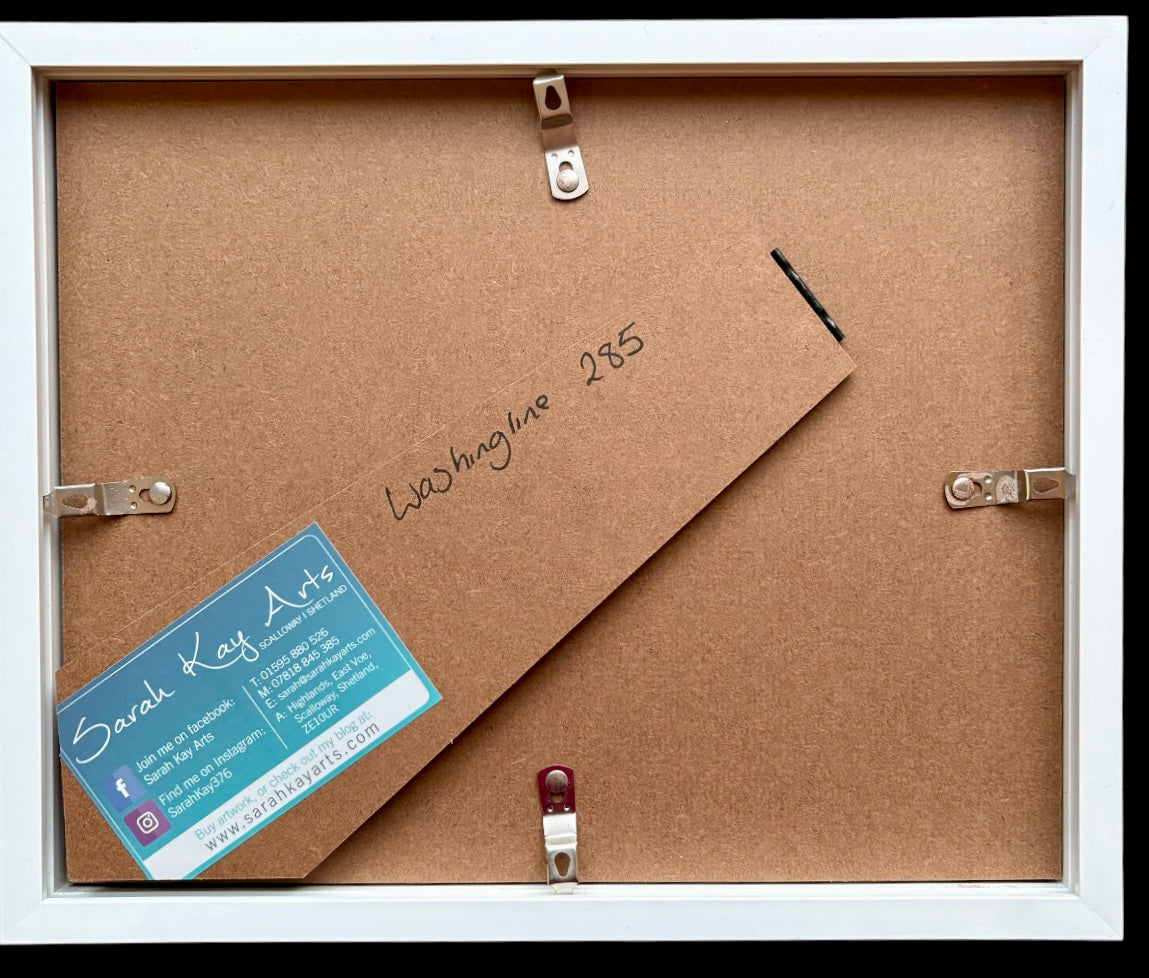 Shetland drying day art