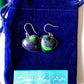 Aurora Borealis Love Heart Resin Earrings