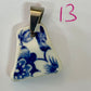 Sea Pottery Blue Pendants